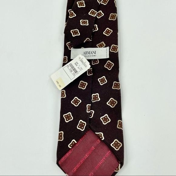 Vintage Giorgio Armani Silk Tie - NWT- Mid Century Modern - Picture 1 of 9